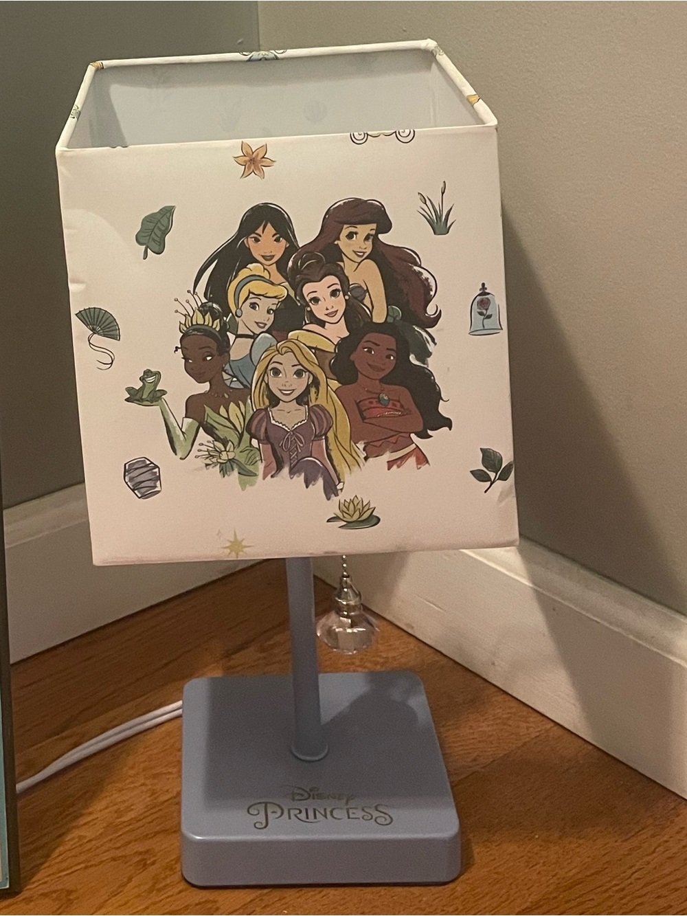 Disney Princess Lamp Shade & Base - purple & Multicolor